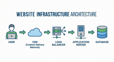 Infrastructure architecture diagram