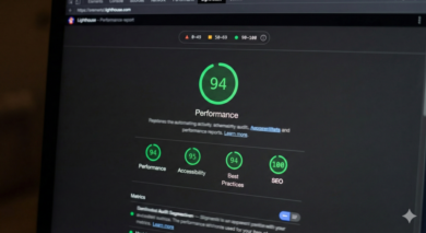 Site audit score overview
